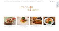 Desktop Screenshot of deliciosoyligero.com